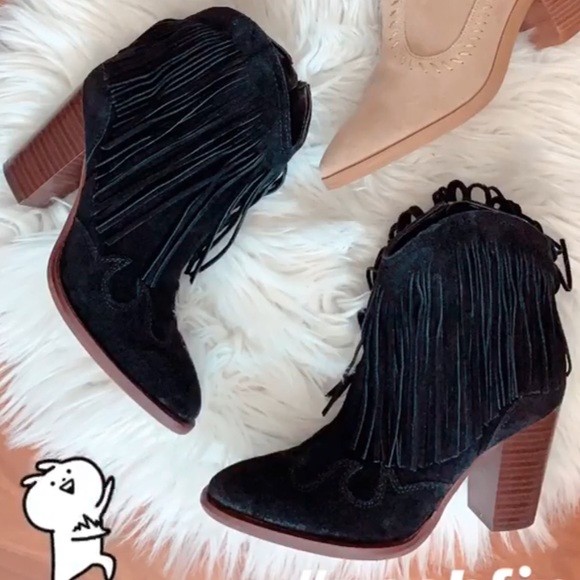 Sam Edelman Shoes - Sam Edelman Benjie Fringe Booties